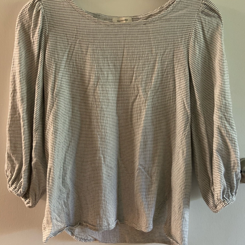 Striped long sleeve shirt